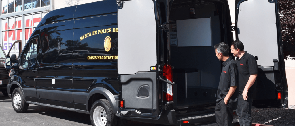 Santa Fe Police Department Crisis Negotiation Van Upfit - MHQ West