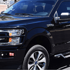 Black F150 Lighting Upfit Side