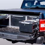 F150 Truck Bed Upfit Open Drawers