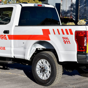 Fire and Rescue Vehicles Taos FD F250 Graphics