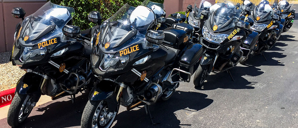New Mexico State Police Motorcycles