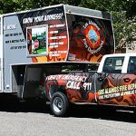 If vehicle graphics are moving billboards, then trailers are mega-scale advertisements. Providing the largest surface area, for the most part flat, getting seen is a given. Matching the trailer’s graphics to the truck’s graphics make an unmissable statement out on the road.