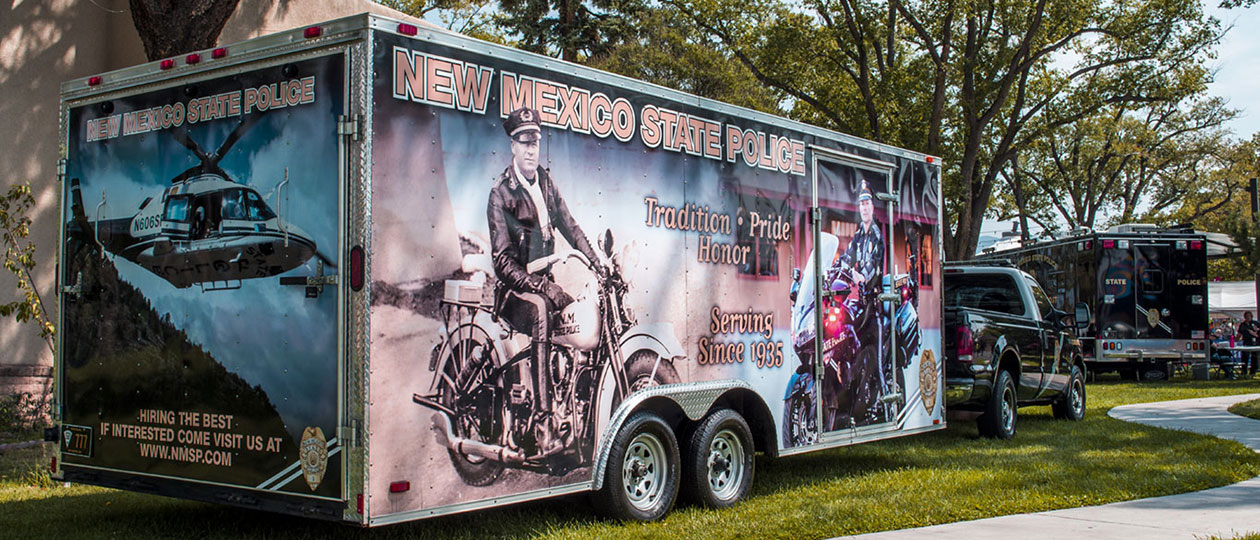 NMSP Recruiting Trailer - New Mexico State Police Recruiting Trailer