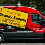 The Alarm Store Security Van Graphics