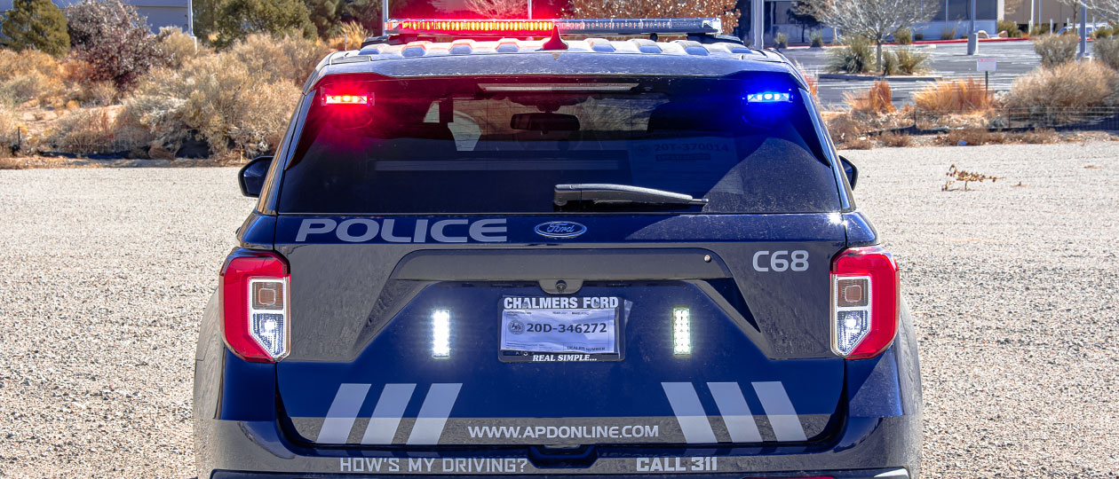 Albuquerque Police Upfit Back Lights