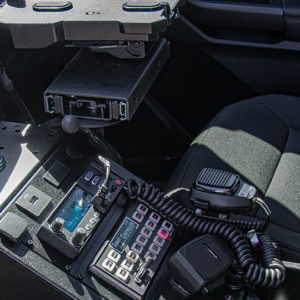 Albuquerque Police Upfit Passenger Seat and Console