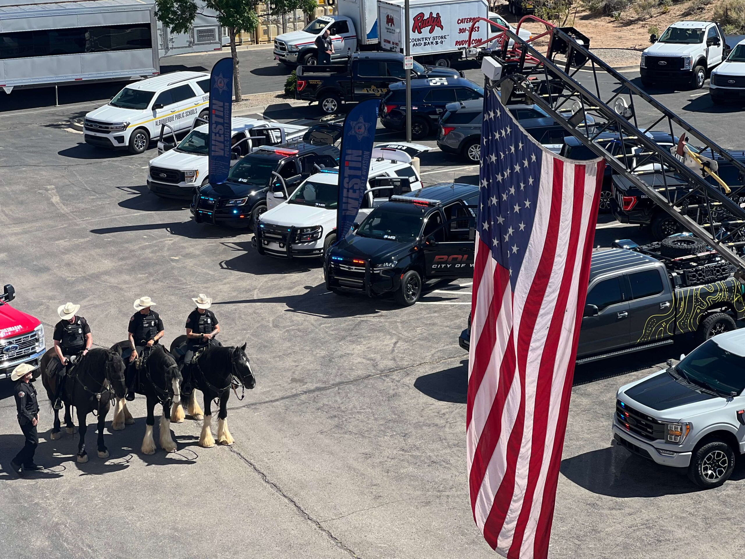 Customer Appreciation Day Highlight - Flag presentation