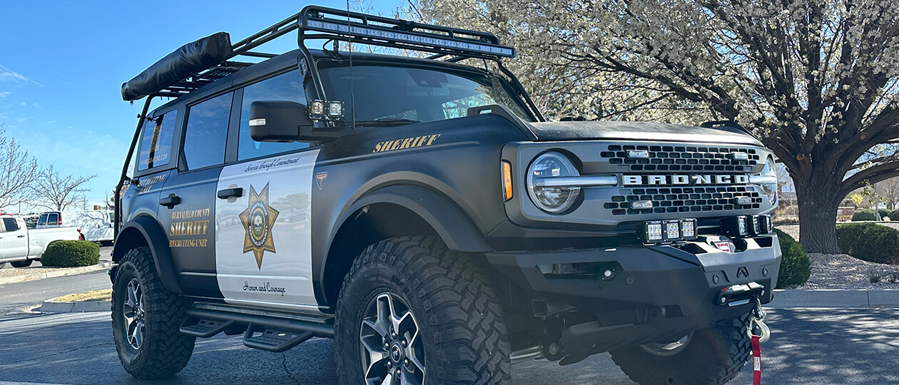 Bernalillo County Sherrif Recruiting Unit Bronco 2