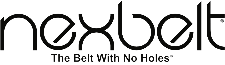 Nexbelt registered logo with the tagline 'The Belt With No Holes'